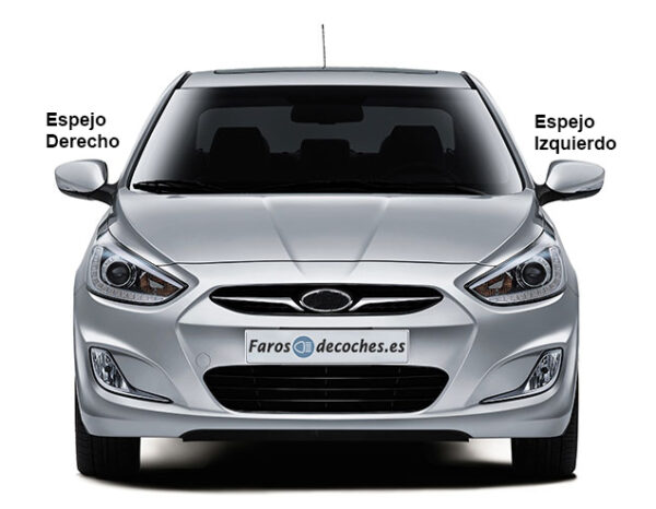 Espejo Completo Derecho Opel Agila año 2000 a 2007