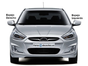 Espejo Completo Derecho Citroën Xsara año 1997 a 2003