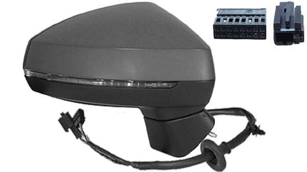 Espejo Completo Derecho Audi A3 (2012-2020)