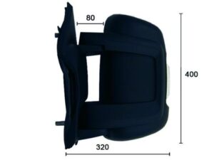 Espejo Completo Derecho Citroën Jumper año 2006 a 2019