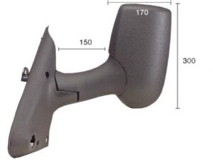 Espejo Completo Derecho Ford Transit año 2000 a 2009