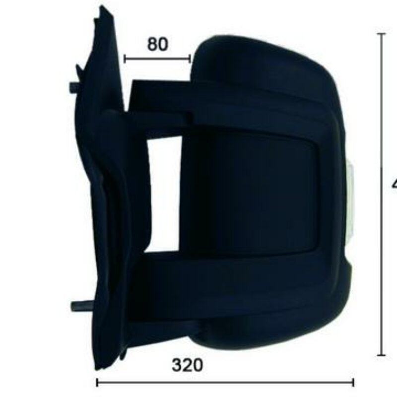 Espejo Completo Derecho Peugeot Boxer año 2006 a 2019