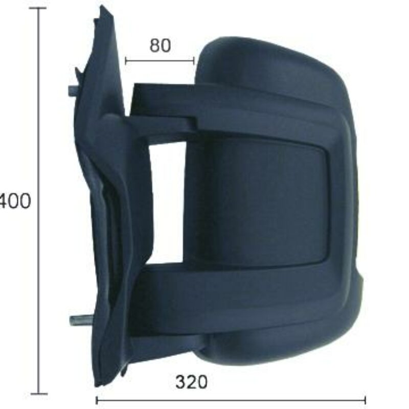 Espejo Completo Izquierdo Peugeot Boxer año 2006 a 2019