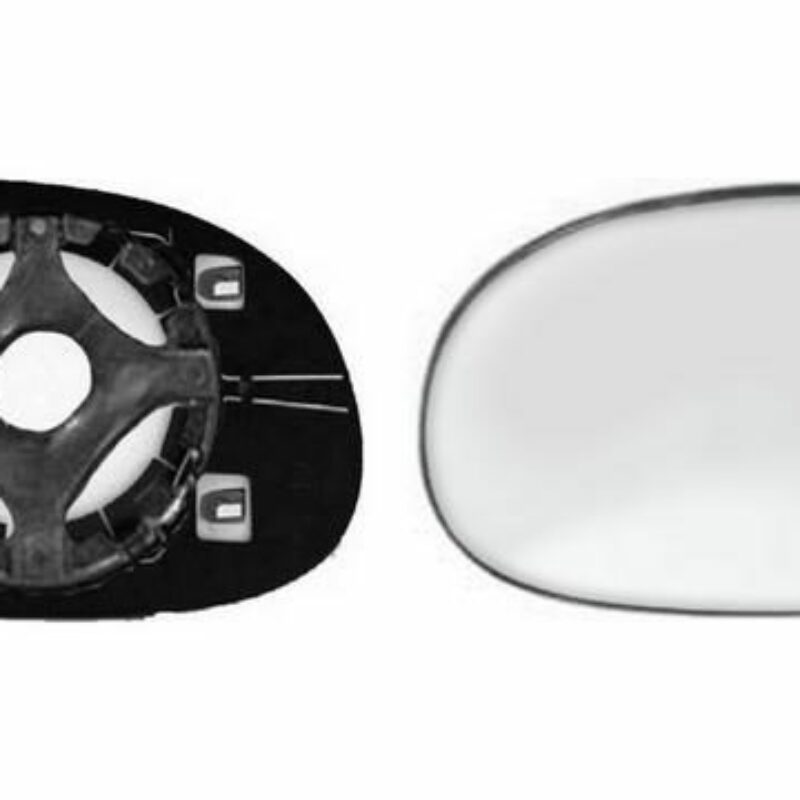 Espejo Cristal + Base Derecho Citroën C2 año 2003 a 2009