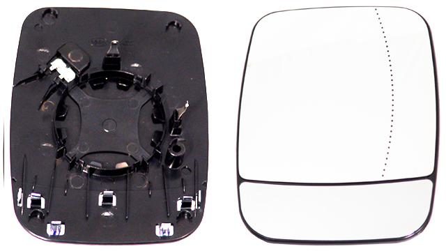 Espejo Cristal + Base Derecho Renault Trafic III año 2014 a 2023 TERMICO