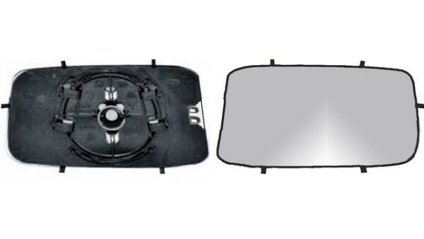 Espejo Cristal + Base Derecho Seat Toledo año 1991 a 1999