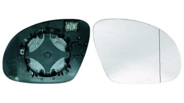 Espejo Cristal + Base Derecho Volkswagen Sharan año 2010 a 2019