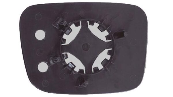 Espejo Cristal + Base Derecho Volkswagen Transporter T5 año 2004 a 2009