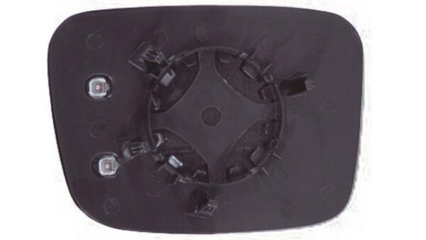 Espejo Cristal + Base Derecho Volkswagen Transporter T5 año 2004 a 2009