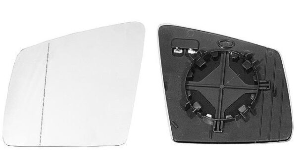 Espejo Cristal + Base Izquierdo Mercedes W251 R año 2011 a 2019