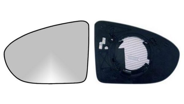Espejo Cristal + Base Izquierdo Nissan Qashqai año 2006 a 2014