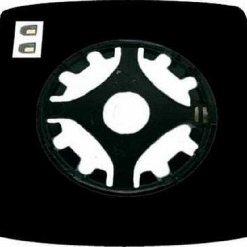 Espejo Cristal + Base Izquierdo Opel Combo año 2002 a 2011