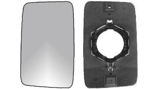 Espejo Cristal + Base Reversible Izdo=Dcho Fiat Ducato año 1994 a 2001