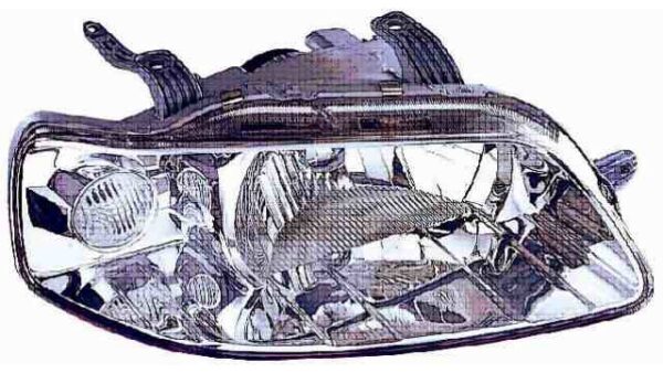 Faro Delantero Derecho Daewoo-chevrolet Kalos 4p año 2003 a 2005