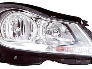 Faro Delantero Derecho Mercedes W204 C Class año 2010 a 2014 FONDO CROMO