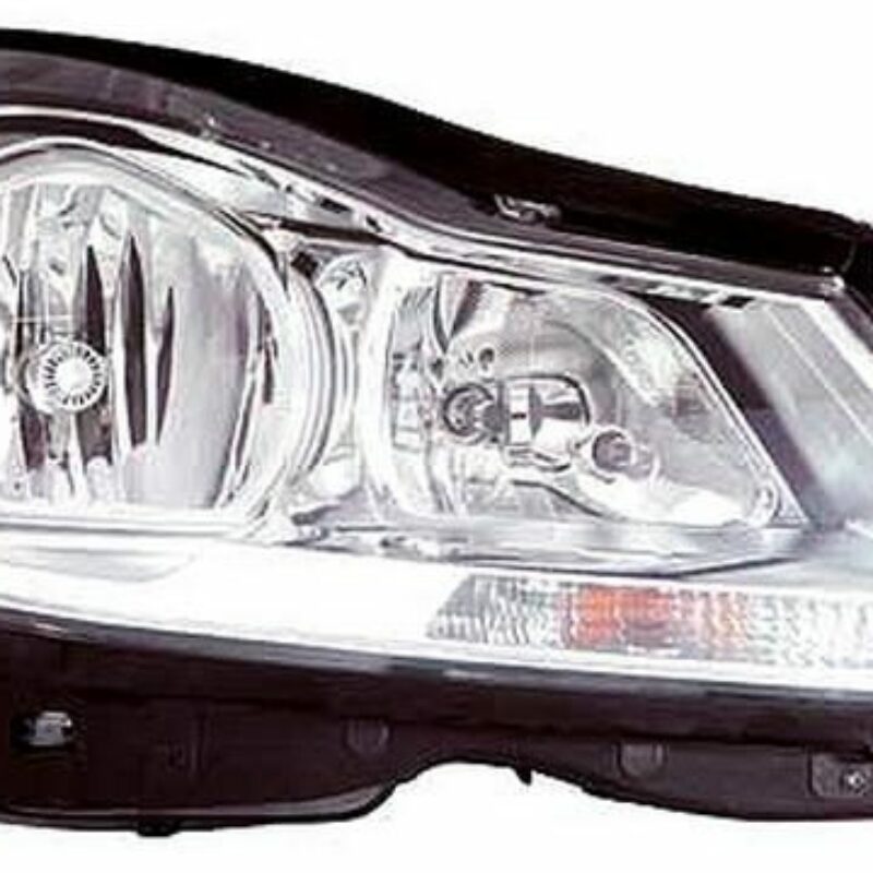 Faro Delantero Derecho Mercedes W204 C Class año 2010 a 2014 FONDO CROMO