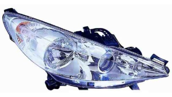 Faro Delantero Derecho Peugeot 207 año 2009 a 2019 CON ANTINIEBLA