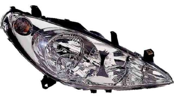 Faro Delantero Derecho Peugeot 307 año 2001 a 2005 CON ANTINIEBLA