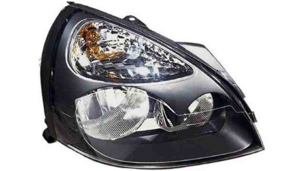 Faro Delantero Derecho Renault Clio II año 2001 a 2005 FONDO NEGRO