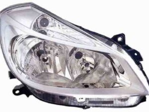 Faro Delantero Derecho Renault Clio III año 2005 a 2009 FONDO CROMO
