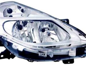Faro Delantero Derecho Renault Clio III año 2009 a 2012 FONDO CROMO
