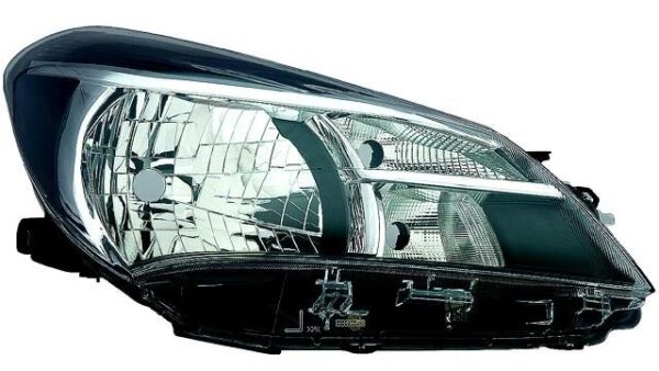 Faro Delantero Derecho Toyota Yaris 5p año 2014 a 2019