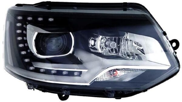 Faro Delantero Derecho Volkswagen Transporter T5 año 2010 a 2019 LUZ DIURNA LED