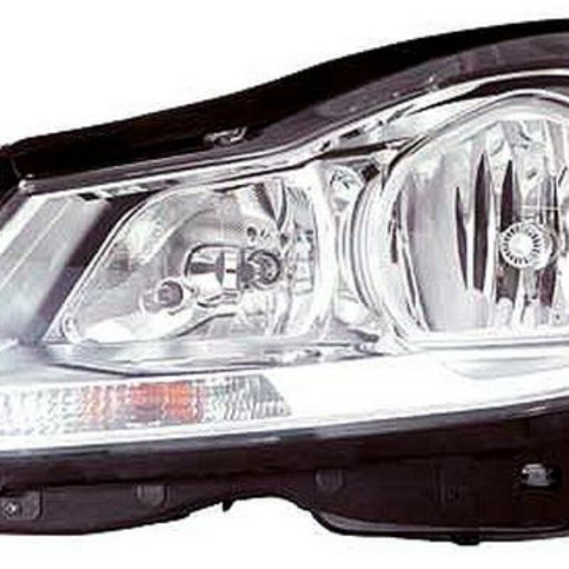 Faro Delantero Izquierdo Mercedes Clase C W204 año 2010 a 2014 FONDO CROMO