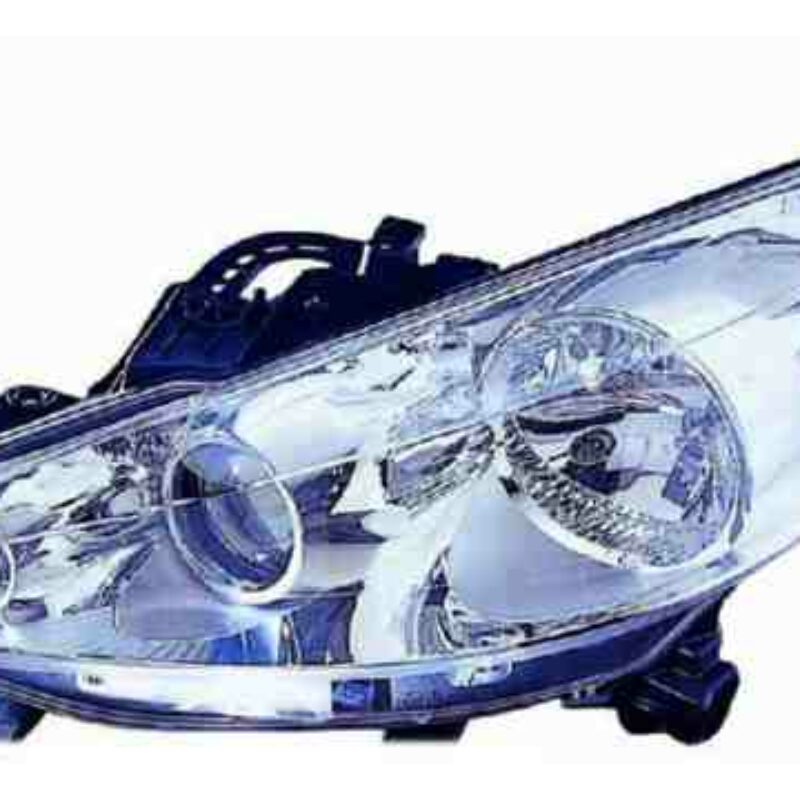 Faro Delantero Izquierdo Peugeot 207 año 2006 a 2009 CON ANTINIEBLA