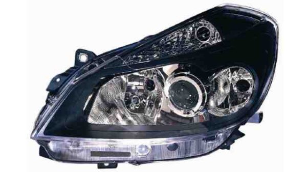 Faro Delantero Izquierdo Renault Clio Grand Tour año 2008 a 2013 FONDO NEGRO