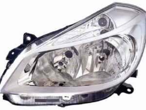 Faro Delantero Izquierdo Renault Clio III año 2005 a 2009 FONDO CROMO