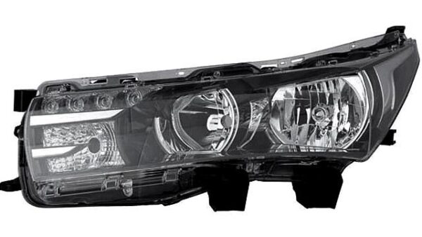 Faro Delantero Izquierdo Toyota Corolla Sedan 4p año 2013 a 2017 LED