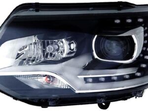 Faro Delantero Izquierdo Volkswagen Transporter T5 año 2010 a 2019 LUZ DIURNA LED