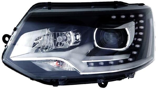 Faro Delantero Izquierdo Volkswagen Transporter T5 año 2010 a 2019 LUZ DIURNA LED