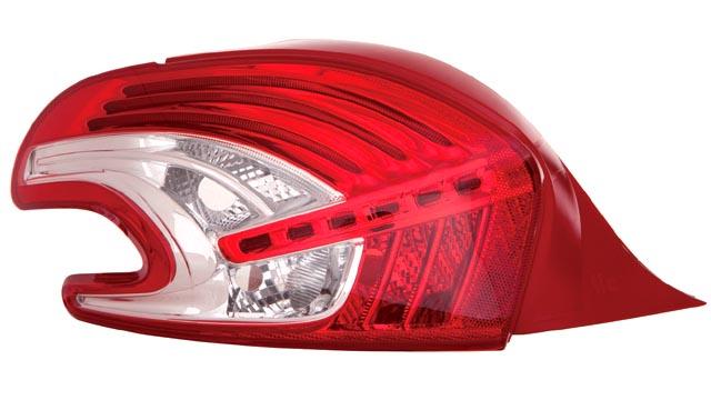 Piloto Trasero Izquierdo Peugeot 208 año 2012 a 2015 LED