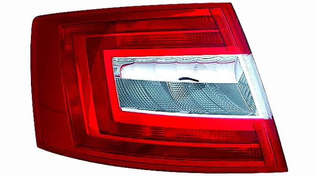 Piloto Trasero Izquierdo Skoda Octavia 4p año 2013 a 2019 BOMBILLA