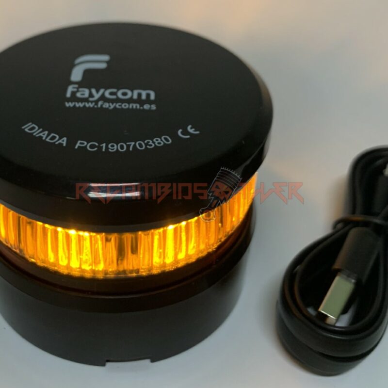 Luz de Emergencia Flashcom V16 Conector USB Baliza de emergencia
