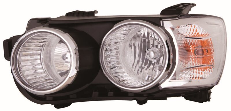 CHEVROLET AVEO 4/5P 12- FARO IZQUIERDO ELECTRICO INTERIOR CROMADO H7/H1
 REF: 108.351602