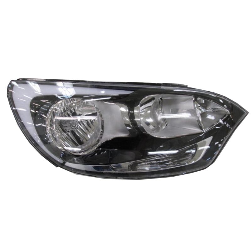 KIA RIO 11- FARO DERECHO MANUAL/ELECTRICO NEGRO (H7/H1/PY21W/P21/5W)
 REF: 108.551803