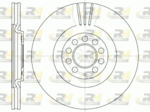 Discos de Freno Delanteros Volkswagen Bora (1J2) Año 1999 a 2005 Roadhouse 6597.10