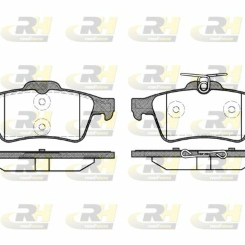 Juego de pastillas de freno traseras Saab 9-3 Año 2002 a 2015 Roadhouse 2842.20 Saab 9.3 Saab 93