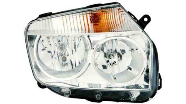 Faro Delantero Derecho Dacia Duster año 2010 a 2013 FONDO CROMO