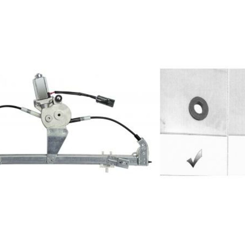 Elevalunas Eléctrico Delantero Derecho (compativel Vidro C/suporte Borracha) Fiat Doblo 06-09 Ref 106.094801