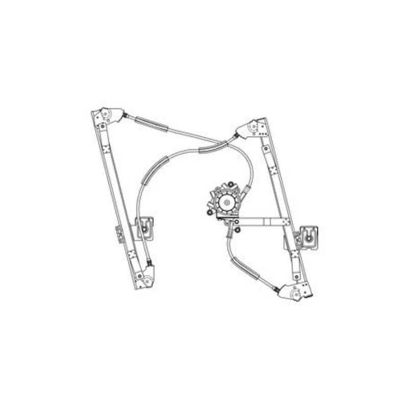 Elevalunas Eléctrico Delantero Derecho (sin Motor) Fiat Scudo/jumpy 07- Ref 106.095418