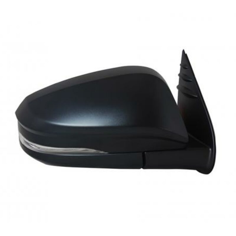 Espejo Derecho Eléctrico Convexo Negro Con Piloto Toyota Hilux 16- Ref 105.9093013
