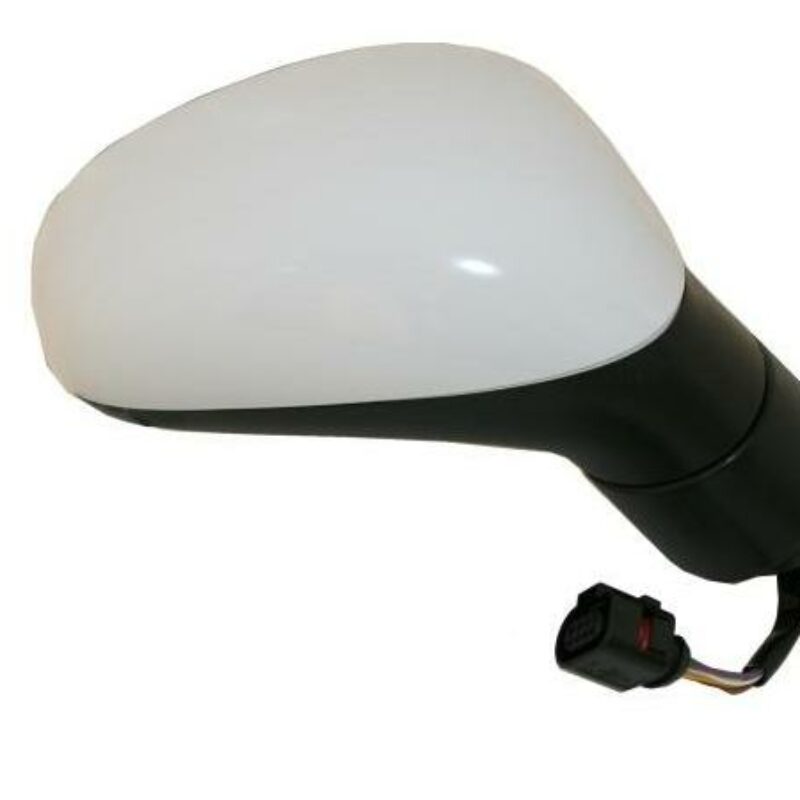 Espejo Derecho Eléctrico Para Pintar Convexo Térmico Abatible 7pins Seat Leon 05- Ref 105.2121011