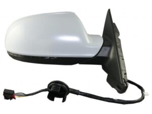 Espejo Derecho Eléctrico Para Pintar Convexo Térmico Abatible Con Piloto 10pin (5p) Audi A3 10- Ref 105.0225031