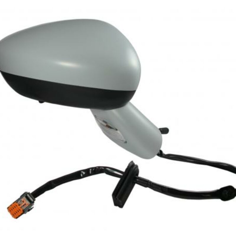 Espejo Derecho Eléctrico Para Pintar Convexo Térmico Abatible Con Piloto Con Sensor Azul 10pin Citroen C5 08- Ref 105.0739013