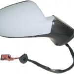 Espejo Derecho Eléctrico Para Pintar Convexo Térmico Abatible Con Sensor Azul Peugeot 407 04- Ref 105.1724019