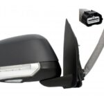 Espejo Derecho Eléctrico Térmico Convexo Para Pintar Con Piloto C/luz Cort 9pi Nissan Navara 07- Ref 105.8045017